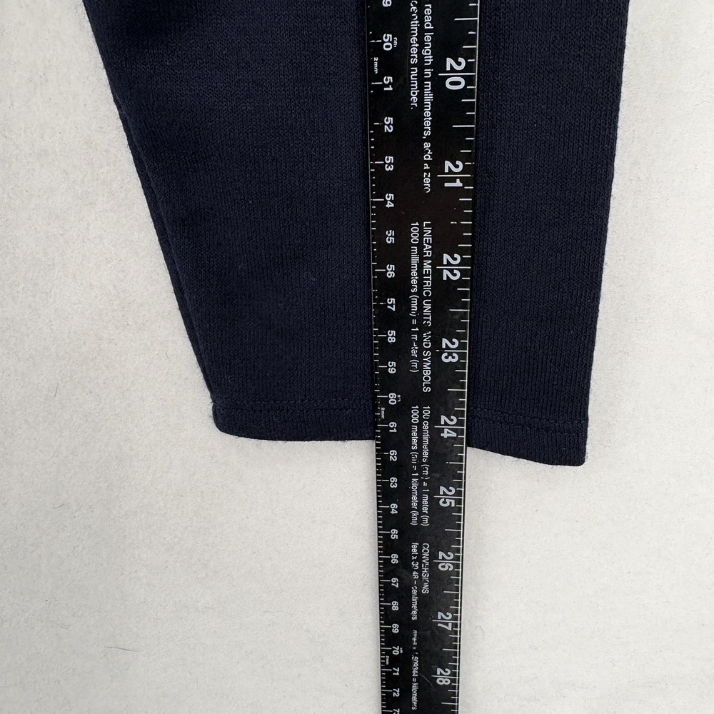 Chico's Ultimate Tee Shirt Womens XXL Navy Blue Soft Knit Long Sleeve Tunic Top - Picture 9 of 12